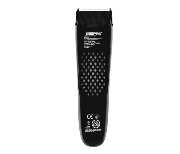 Geepas GTR56050 Digital Rechargeable Vacuum Hair and Beard Trimmer  - Black - Zoom Image 2