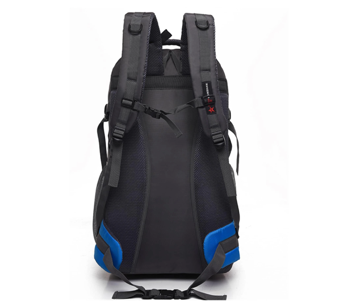 Galaxy Mountain and Letter Graphic Mesh Panel Hiking Backpack - Blue - Zoom Image 2