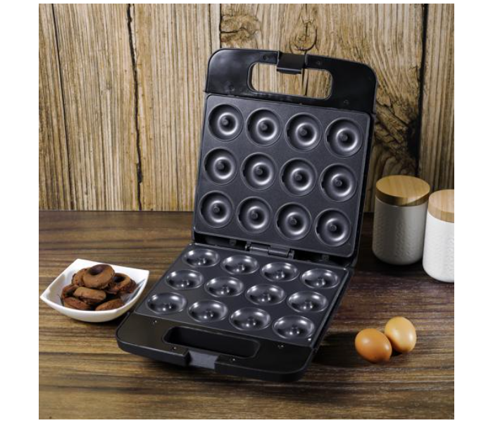 110/240V Mini Donut Maker 7-hole 1200W Electric Doughnut Machine (US Black)