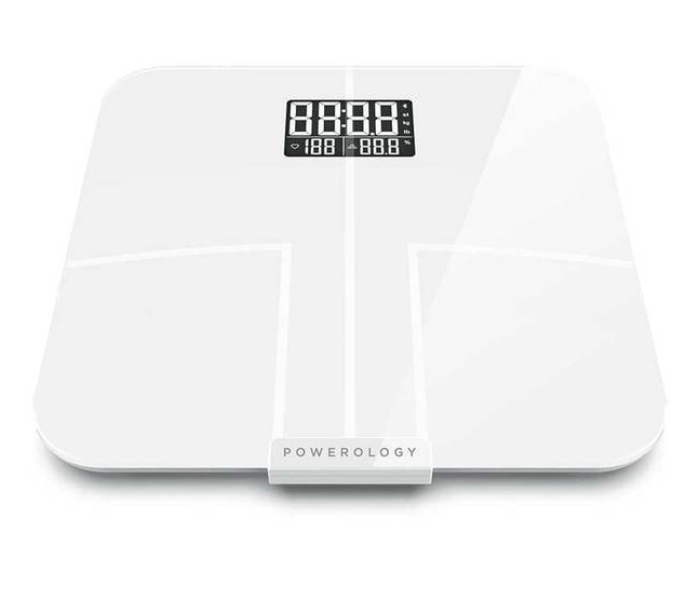 Powerology PFBSSWH Body Weighing Scale - White - Zoom Image 3