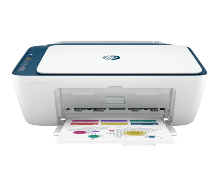 HP 25R76A DeskJet Ink Advantage Ultra 4828 All-in-One Printer - White - Zoom Image 1