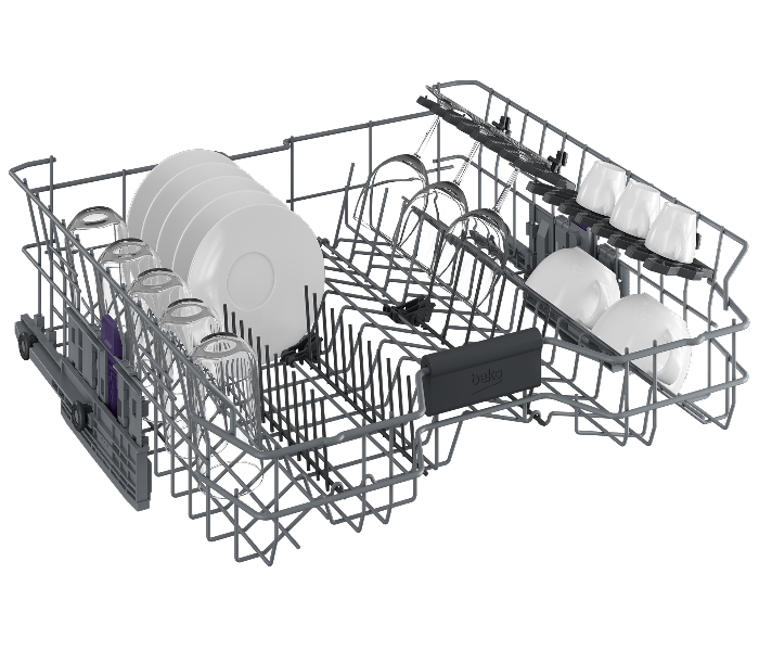 Beko DFN28420W Freestanding Dishwasher - White - Zoom Image 5