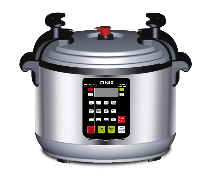 Onix OEPC 15 Litre 2000 Watts Electric Cooker - Silver and Black - Zoom Image