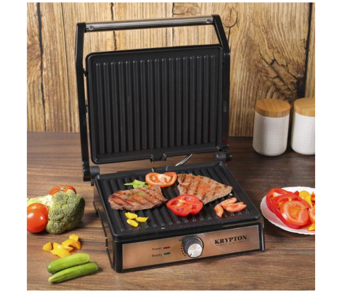 Krypton KNGM6359 2000 Watts 4 Slice Grill Maker - Black and Silver - Zoom Image 4