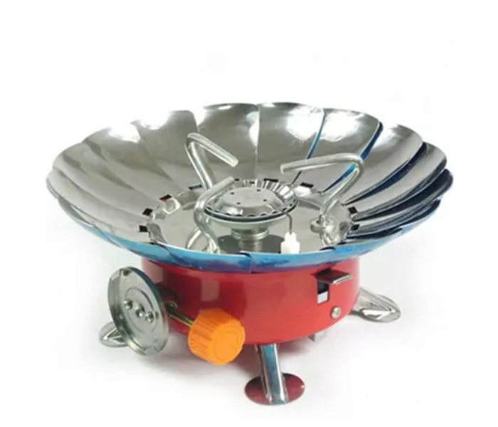 Kovar K-203 2800Watts Copper Stainless Steel Windproof Camping Stove - Red and Silver - Zoom Image 2