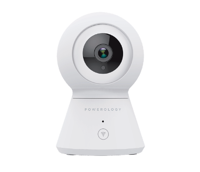 Powerology PSHC360WH Wi-Fi Smart Home Camera 1080 Full HD - White - Zoom Image 1