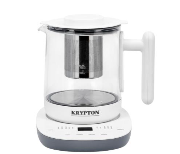 Krypton KNTM6384 1.2 Litre Digital Multifunction Tea Maker - White - Zoom Image 1