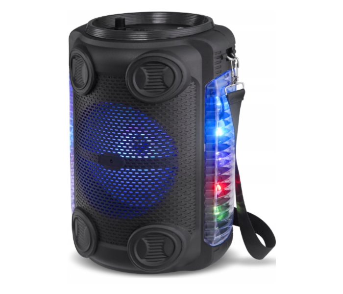 Galaxy Ocean RX-6118 Bluetooth USB AUX MIC Karaoke Speaker - Black - Zoom Image 5