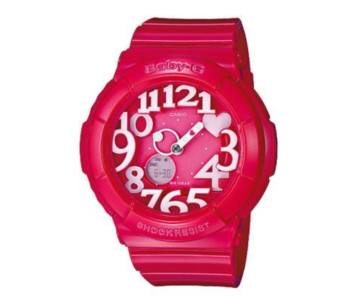 Casio BGA-130-4BDR Baby-G Analog Watch for Women - Pink - Zoom Image