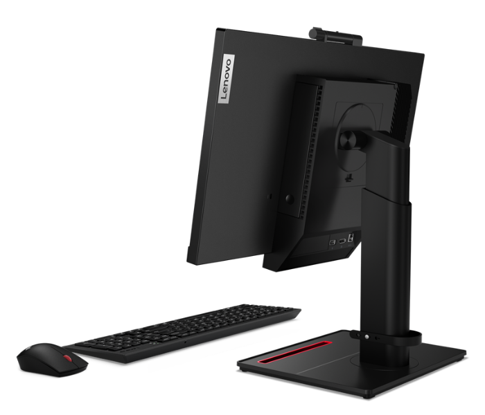 Lenovo 11GSPAT1UK ThinkCentre TIO22 21.5 Inch FHD In-Plane Switiching Monitor 6 ms 3in1 connection High Adjustment Pivot Stand with Integrated Speakers - Black - Zoom Image 9