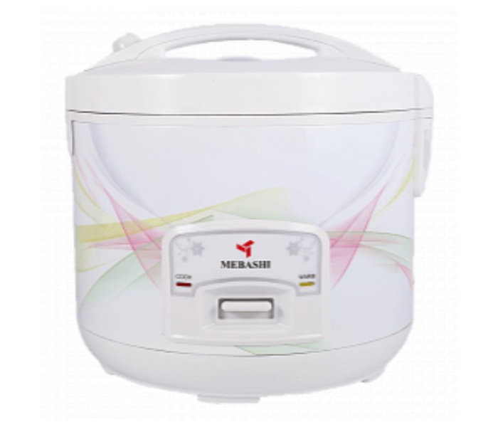 Mebashi ME-RC718 700 Watts 1.8 Litre Electric Rice Cooker - White - Zoom Image 2