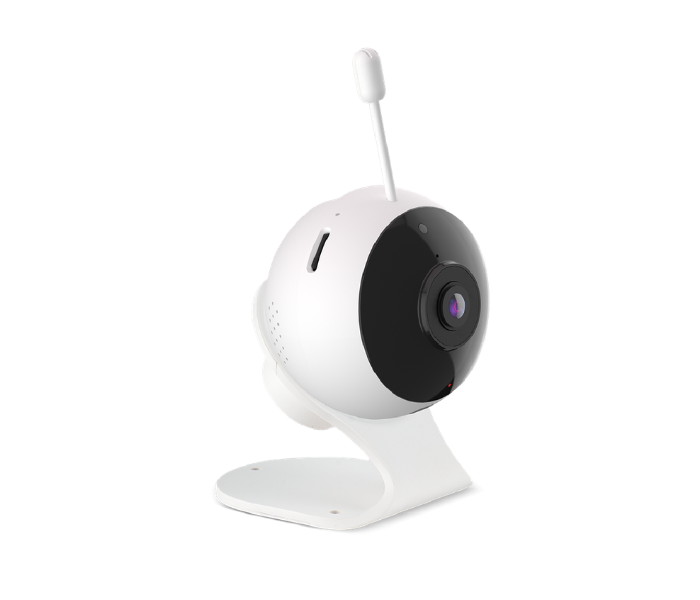 Powerology PSWBCWH Wi-Fi Baby Camera 1080P Full HD Monitor - White - Zoom Image 2