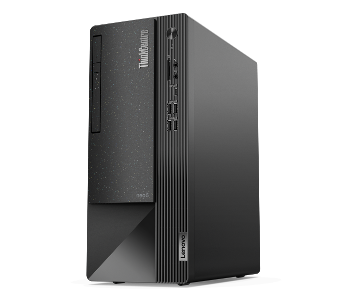 Lenovo 11SE000VEQ ThinkCentre neo 50t Intel Core i7-12700 Processor 4GB DDR4 RAM 1TB HDD Integrated Intel UHD Graphics 770 DOS - Black - Zoom Image 2