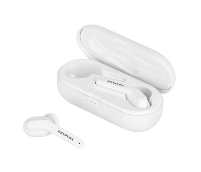 Krypton KNTWS5376 Wireless Bluetooth Earbuds - White - Zoom Image 5