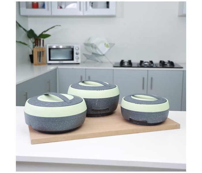 Royalford RF9731 3 Piece Cosmos Casserole Set - Grey and Blue - Zoom Image 2