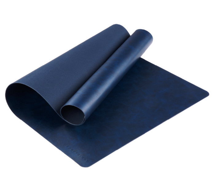 Powerology PLMBL Vegan Smooth Leather Desk Pad Protector - Blue - Zoom Image 2