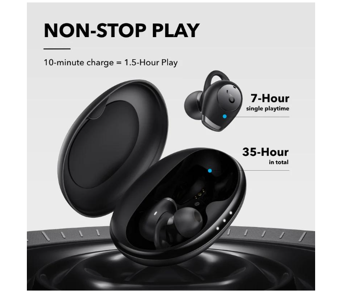 Anker Life A2 NC Soundcore Life A2 NC Wireless Earbuds - Black - Zoom Image 6