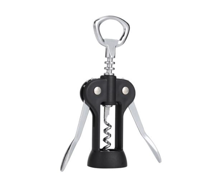 Royalford RF10773 Stainless Steel Wine Bottle Opener - Black and Silver - Zoom Image 1