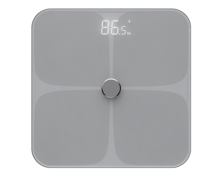 Powerology PWFSSCWH Wi-Fi Body Weighing Scale - White - Zoom Image 2