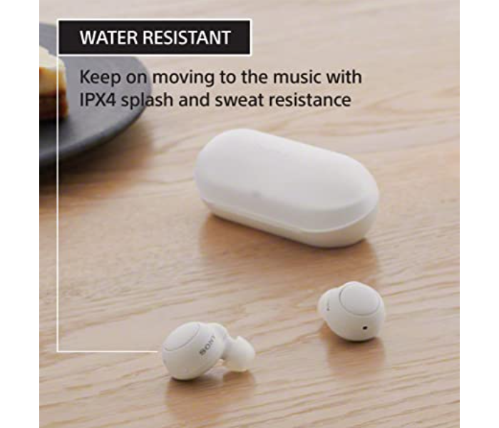 Sony WF-C500 Bluetooth Truly Wireless Earbuds - White - Zoom Image 4