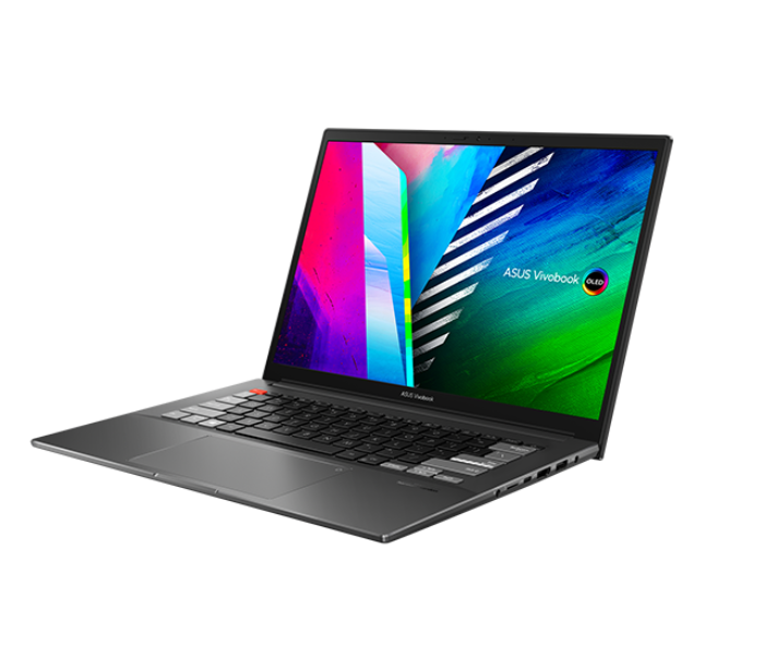 Asus Vivobook Pro M7400QE-OLEDBR9T 14 Inch FHD OLED AMD Ryzen 9 5900HX Processor 16GB RAM 1TB SSD 4GB NVIDIA Geforce RTX 3050TI Graphics Windows 10 Home - Black - Zoom Image 5