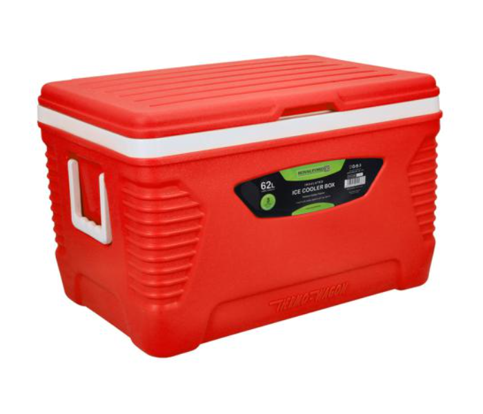 Royalford RF10480 62Litre Insulated Ice Cooler Box - Red - Zoom Image 6