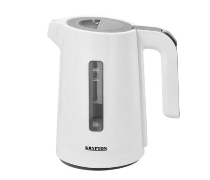 Krypton KNK5277 1.7 Litre 2200 Watts Electric Glass Kettle - White - Zoom Image 1