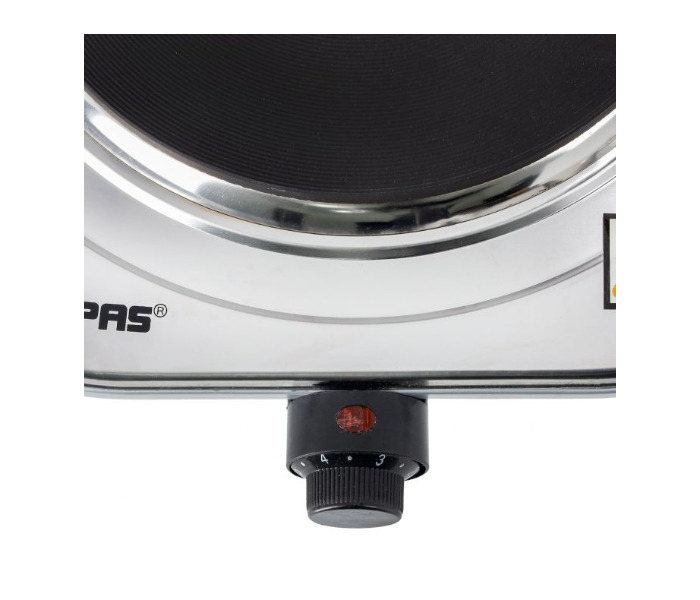 Geepas GHP32023 Stainless Steel Single Hot Plate - Black and Silver - Zoom Image 5