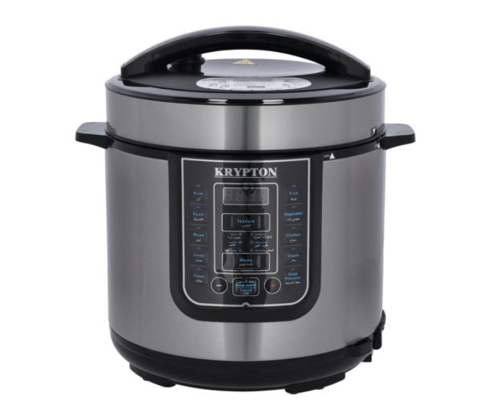 Krypton KNPC6297 Electric Pressure Cooker - Black and Silver - Zoom Image 1