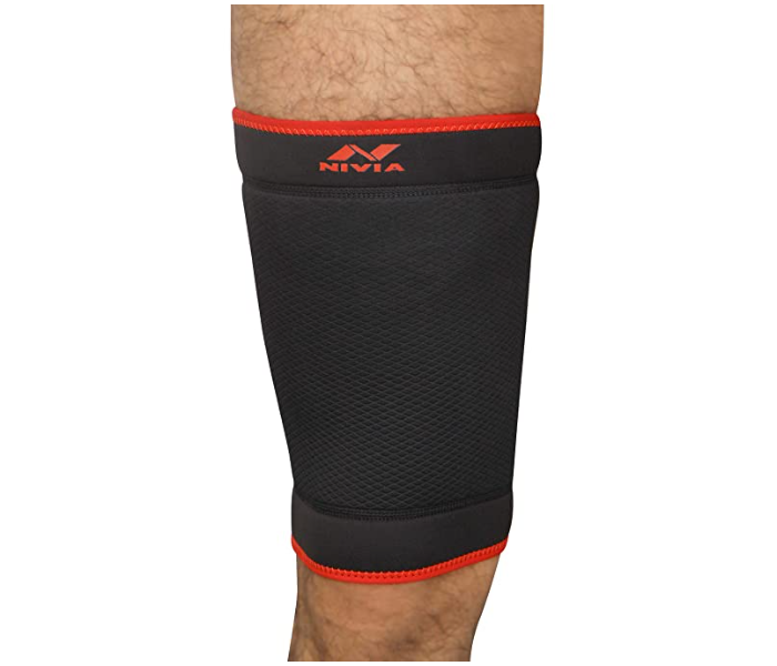 Nivia Neoprene Orthopedic Thigh Support - Black - Zoom Image 2