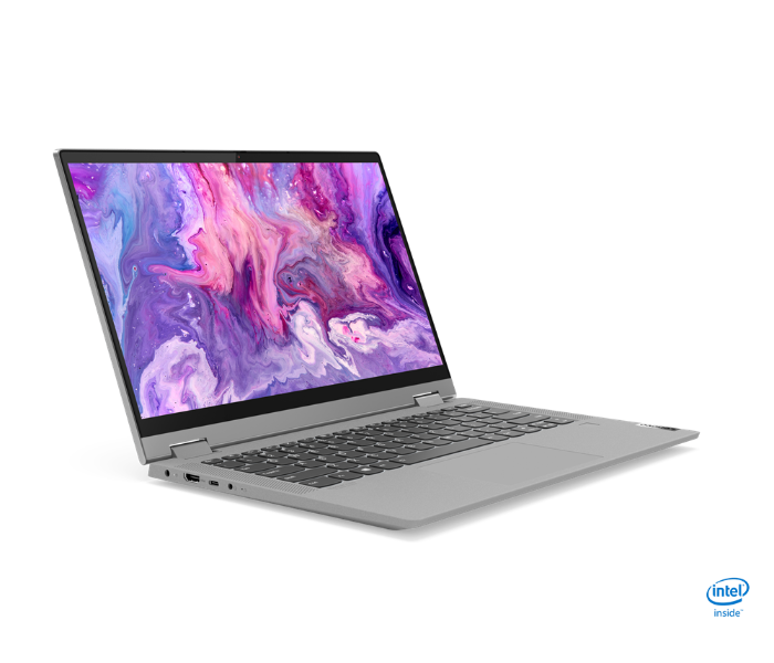 LENOVO IP FLEX 5 -82HS00U6AX 14ITL05 14 Inch FHD Intel Core i7 1165G7 Processor 16GB DDR4 RAM 512GB SSD 2GB NVIDIA GeForce MX450 GDDR6 Graphics Windows 11 Home - Grey - Zoom Image 3