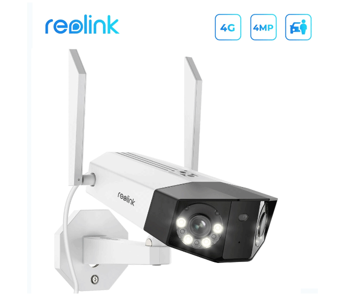 Reolink DUO 4G 4MP Wire-Free Wifi Home Security Camera - Black and White - Zoom Image 1