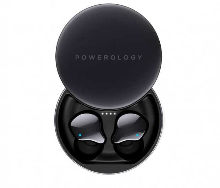 Powerology PTWSEGY Bluetooth True Wireless Earbuds - Grey - Zoom Image 1