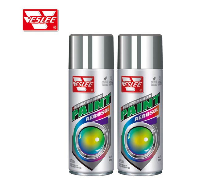 Generic High Quality Graffiti paint Aerosol Car Spray Paint - Silver - Zoom Image