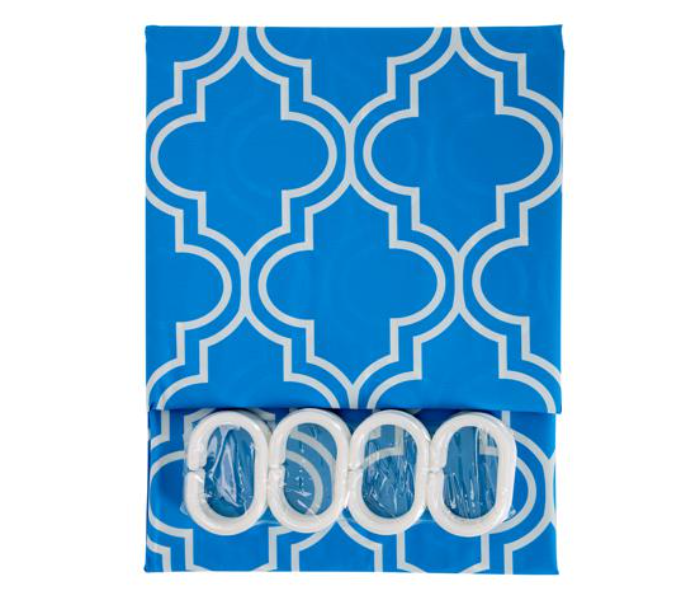 Royalford RF10458 Shower Curtain - Blue - Zoom Image 1