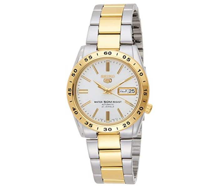 Seiko SNKE04J1Q Analog Watch for Men - Silver and Gold - Zoom Image 1