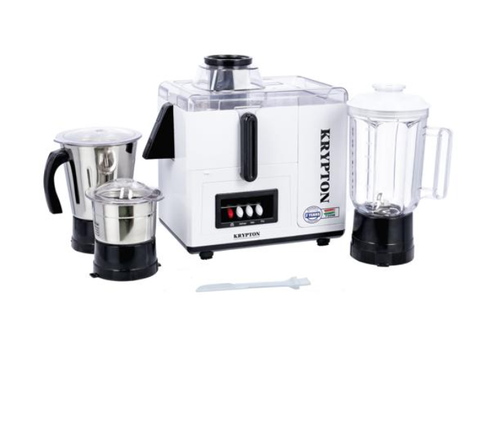 Krypton KNB6276 750 Watts 4 in 1 Mixer Grinder - White and Black - Zoom Image 1