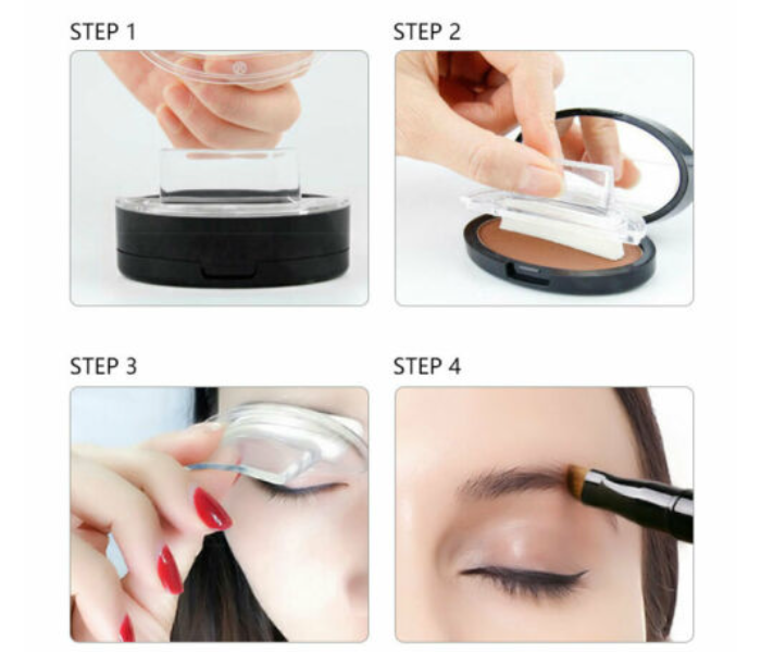 Generic Eyebrow Powder Seal Lazy Quick Brow with Eyebrow Stamp - Zoom Image 3