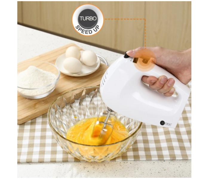 Afra AF-250HMWT 5 Speed Settings 250 Watts Hand Mixer - White - Zoom Image 2