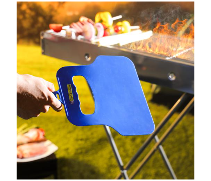 Royalford RF10387 Barbeque Blower-Hand Fan - Blue - Zoom Image 3