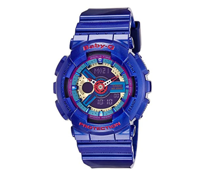 Casio BA-112-2ADR Baby-G Analog-Digital Watch for Women - Blue - Zoom Image 1