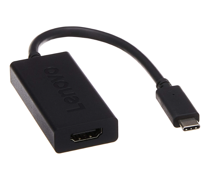 Lenovo GX90R61025 USB-C to HDMI 2.0b Adapter - Black - Zoom Image 2