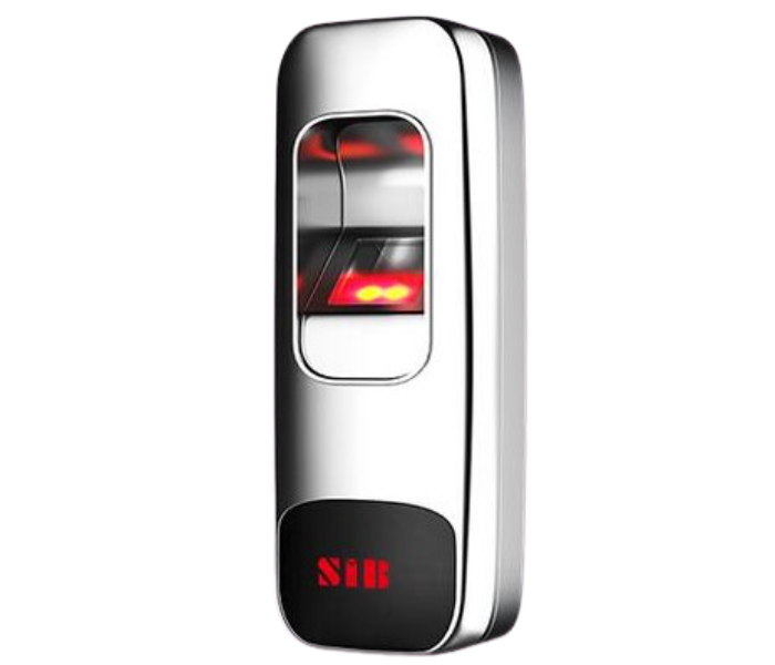 SIB F5EM Smart And Simple Design Standalone Card and Fingerprint Access Control Device - Silver - Zoom Image