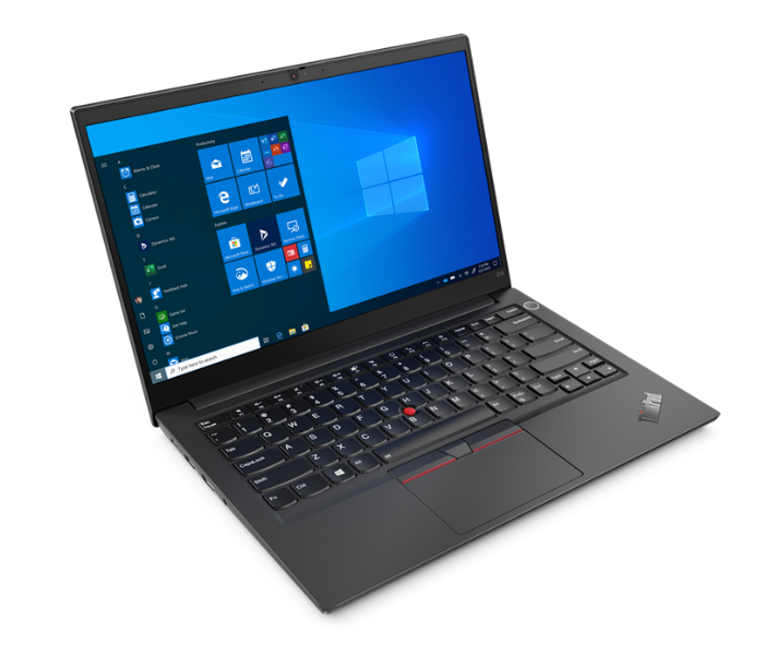 Lenovo 20TA000MGP Notebook E14 14 Inch FHD Intel Core i7 1165G7 Processor 8GB DDR4 RAM 512 SSD Integrated Intel Iris Xe Graphics DOS - Black - Zoom Image 2