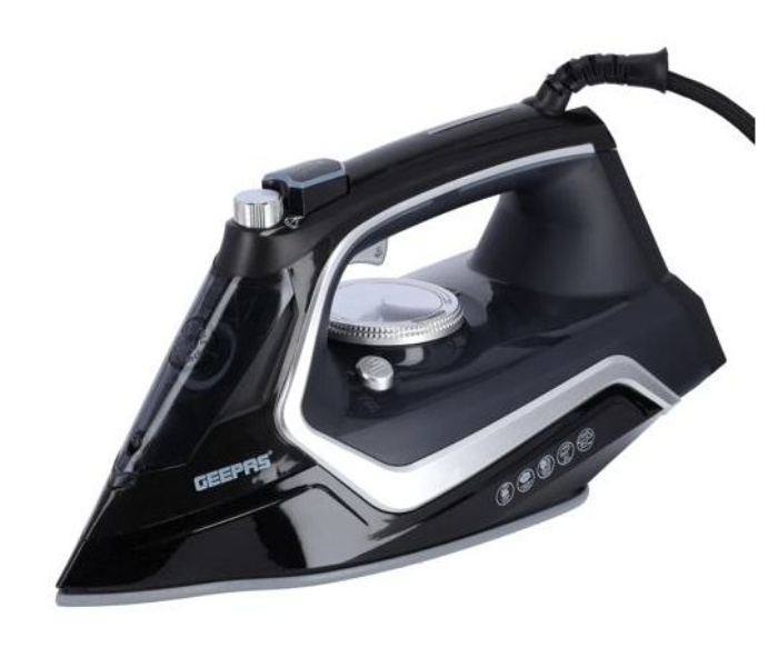 Geepas GSI24024 2200 Watts Ceramic Steam Iron Box - Black - Zoom Image 8