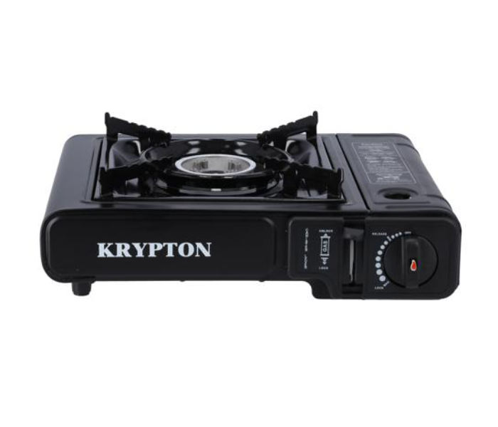 Krypton KNGC6338 Portable Gas Stove - Black - Zoom Image 1