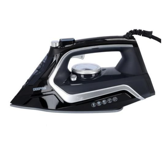 Geepas GSI24024 2200 Watts Ceramic Steam Iron Box - Black - Zoom Image 2