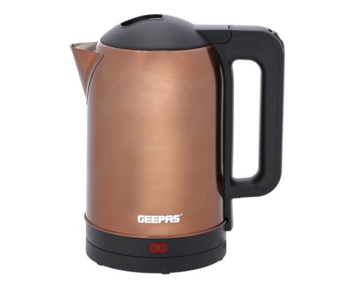 Geepas GK38053 1.8 Litre Stainless Steel Kettle - Rosegold and Black - Zoom Image 1