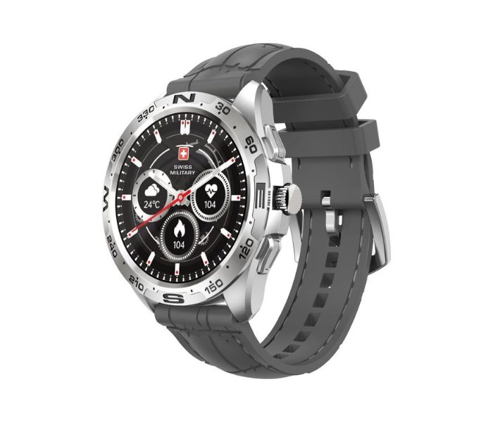 Swiss Military Dom Smart Watch with Silicon Strap - Gray - Zoom Image 5