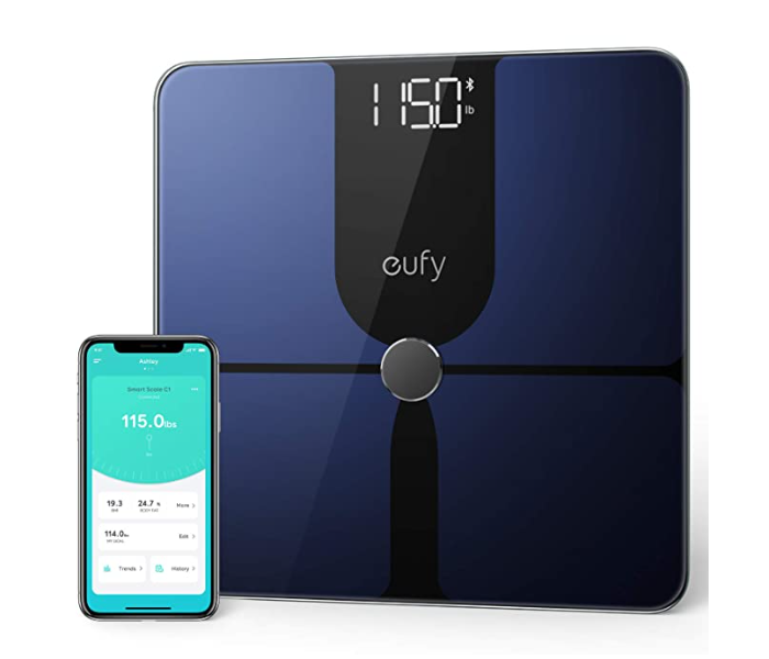 Anker T9147H11 Eufy Body Sense Smart Weighing Scale P1 - Black - Zoom Image 1